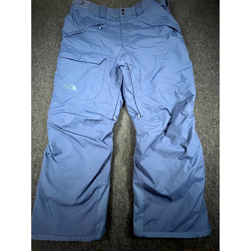 The North Face Ski Cargo Pants Men XXL Slate Blue Insulated Snowboarding Outdoor